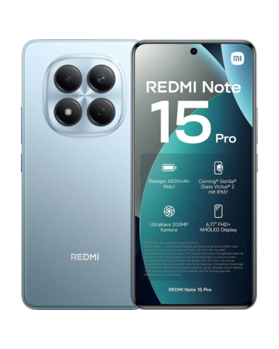 Xiaomi Redmi Note 15 Pro 5G 8/256GB Glacier Blue Xiaomi Redmi Note 15 Pro 5G 8/256GB Glacier Blue