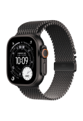 Apple Watch Ultra 3 GPS + LTE 49mm Black Titanium Case Black Titanium Milanese Loop – Medium MF1Q4 