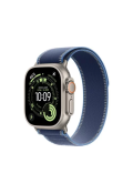 Apple Watch Ultra 3 GPS + LTE 49mm Natural Titanium Case Blue/Bright Blue Trail Loop – S/M MEWR4 