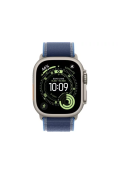 Apple Watch Ultra 3 GPS + LTE 49mm Natural Titanium Case Blue/Bright Blue Trail Loop – S/M MEWR4 Apple Watch Ultra 3 GPS + LTE 49mm Natural Titanium Case Blue/Bright Blue Trail Loop – S/M MEWR4