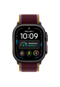 Apple Watch Ultra 4 GPS + LTE 49mm Black Titanium Case with Burgundy Trail Loop S/M MJC34 Apple Watch Ultra 4 GPS + LTE 49mm Black Titanium Case with Burgundy Trail Loop S/M MJC34