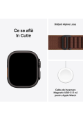 Apple Watch Ultra 4 GPS + LTE 49mm Black Titanium Case with Burgundy Alpine Loop L MJC24 Apple Watch Ultra 4 GPS + LTE 49mm Black Titanium Case with Burgundy Alpine Loop L MJC24