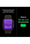 Apple Watch Ultra 4 GPS + LTE 49mm Natural Titanium Case with Translucent Gray Ocean Band MJAD4 Apple Watch Ultra 4 GPS + LTE 49mm Natural Titanium Case with Translucent Gray Ocean Band MJAD4
