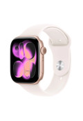 Apple Watch Series 11 GPS 42mm Rose Gold Aluminium Case with Light Blush Sport Band - S/M (MEU04)
