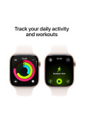 Apple Watch Series 11 GPS 42mm Rose Gold Aluminium Case with Light Blush Sport Band - S/M (MEU04)