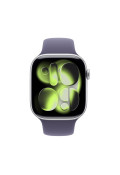 Apple Watch Series 11 GPS 42mm Silver Aluminium Case with Purple Fog Sport Band - S/M (MEU64)