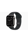 Apple Watch Series 11 42mm GPS + LTE Slate Titanium Case with Black Sport Band M/L MF8T4 