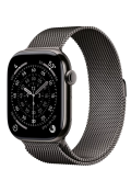 Apple Watch Series 11 46mm GPS + LTE Slate Titanium Case Slate Milanese Loop S/M MFD34