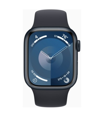 Apple Watch Series 9 GPS 45mm Midnight Aluminium Case with Midnight Sport Band