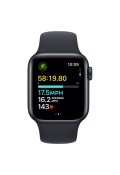 Apple Watch SE (2023) GPS 44mm Midnight Aluminium Case with Midnight Sport Band - M/L (MRE93)