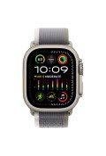 Apple Watch Ultra 2 GPS + Cellular, 49mm Titanium Case with Green/Grey Trail Loop - M/L (MRF43)