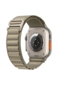 Apple Watch Ultra 2 GPS + Cellular, 49mm Titanium Case with Olive Alpine Loop - Medium (MREY3)
